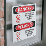 Natural Gas No Smoking Or Open Flames