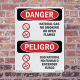Natural Gas No Smoking Or Open Flames