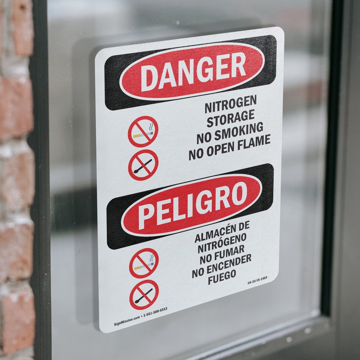 Nitrogen Storage No Smoking No Open Flame