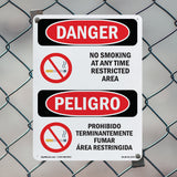 No Smoking At Any Time Restricted Area