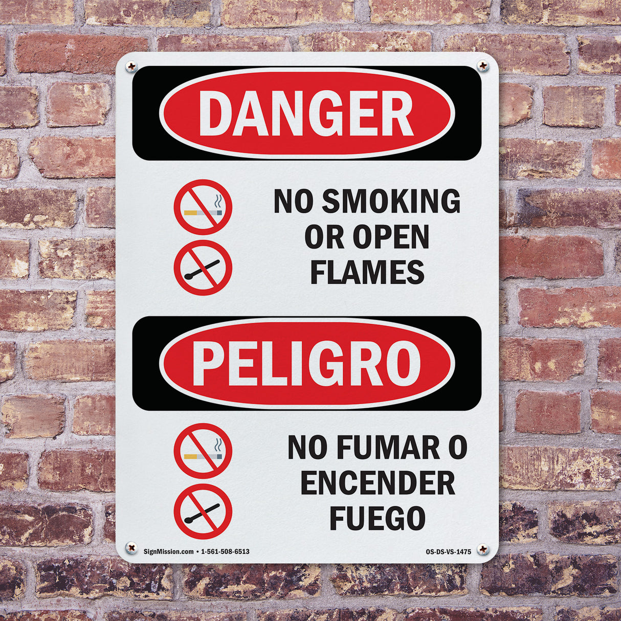 No Smoking Or Open Flames