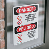 No Smoking When Charging Batteries