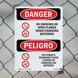 No Smoking When Charging Batteries