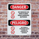 No Smoking When Charging Batteries