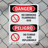 No Smoking Flammable Gas