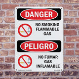 No Smoking Flammable Gas