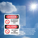 No Smoking Flammable Gas