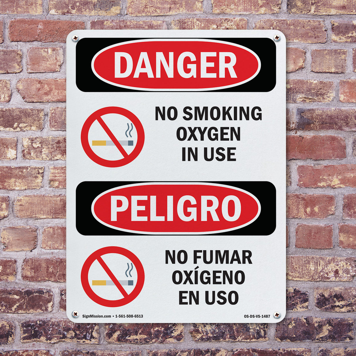 No Smoking Oxygen In Use
