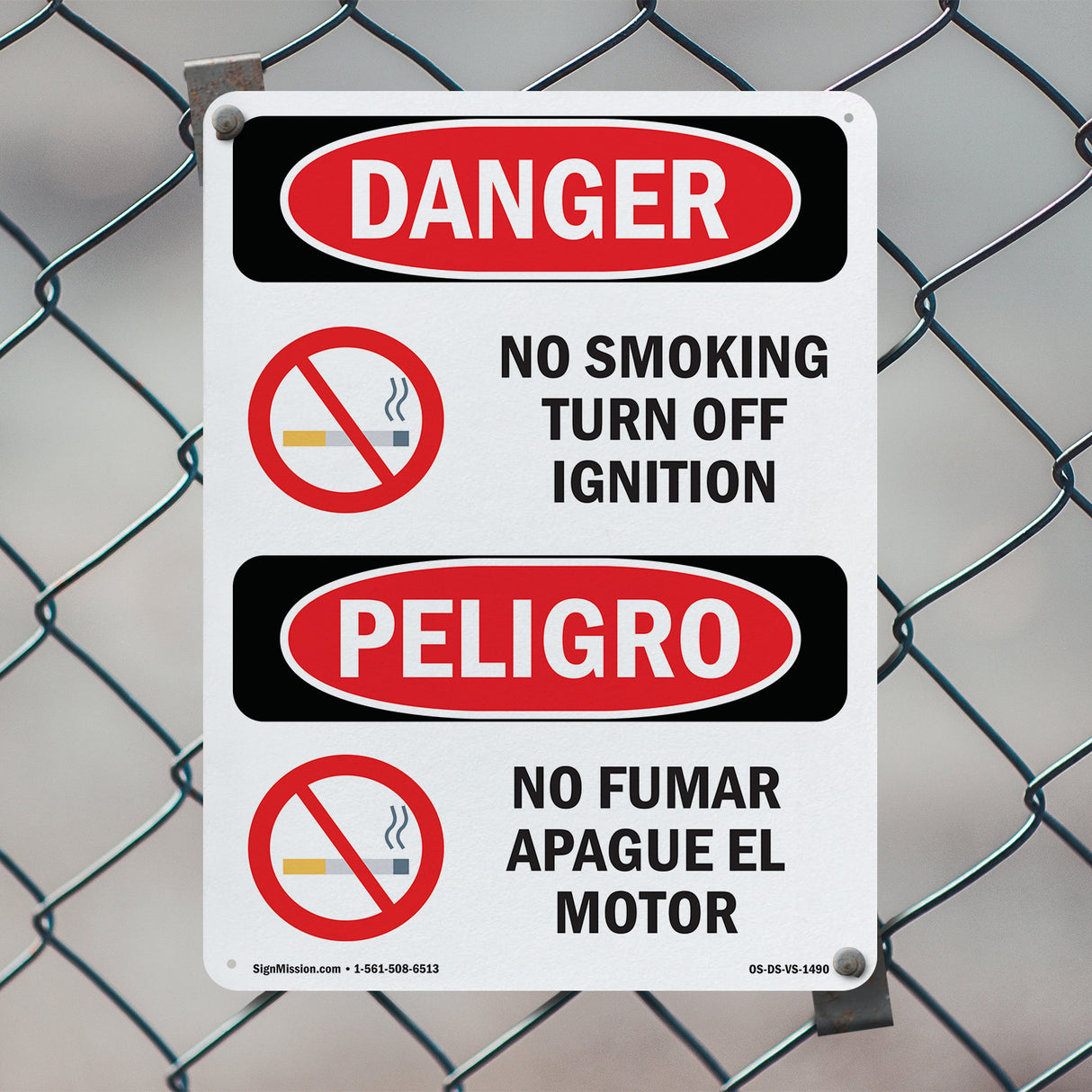 No Smoking Turn Off Ignition