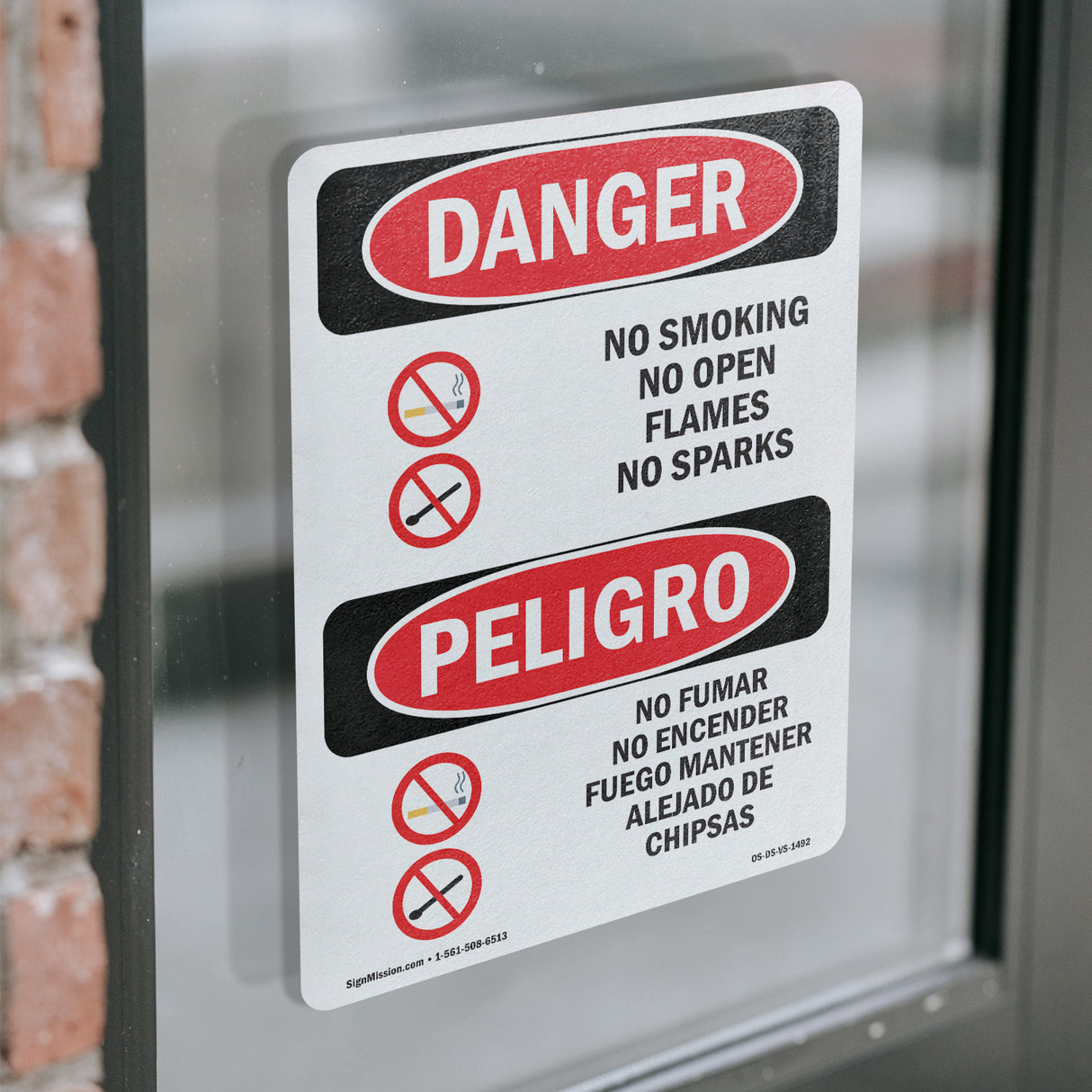 No Smoking No Open Flames No Sparks