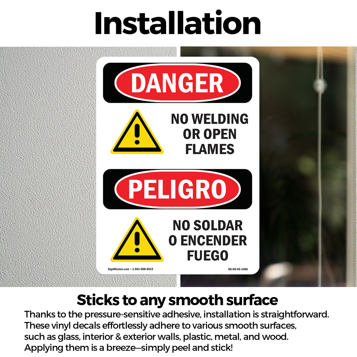 No Welding Or Open Flames