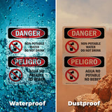 Non-Potable Water Do Not Drink