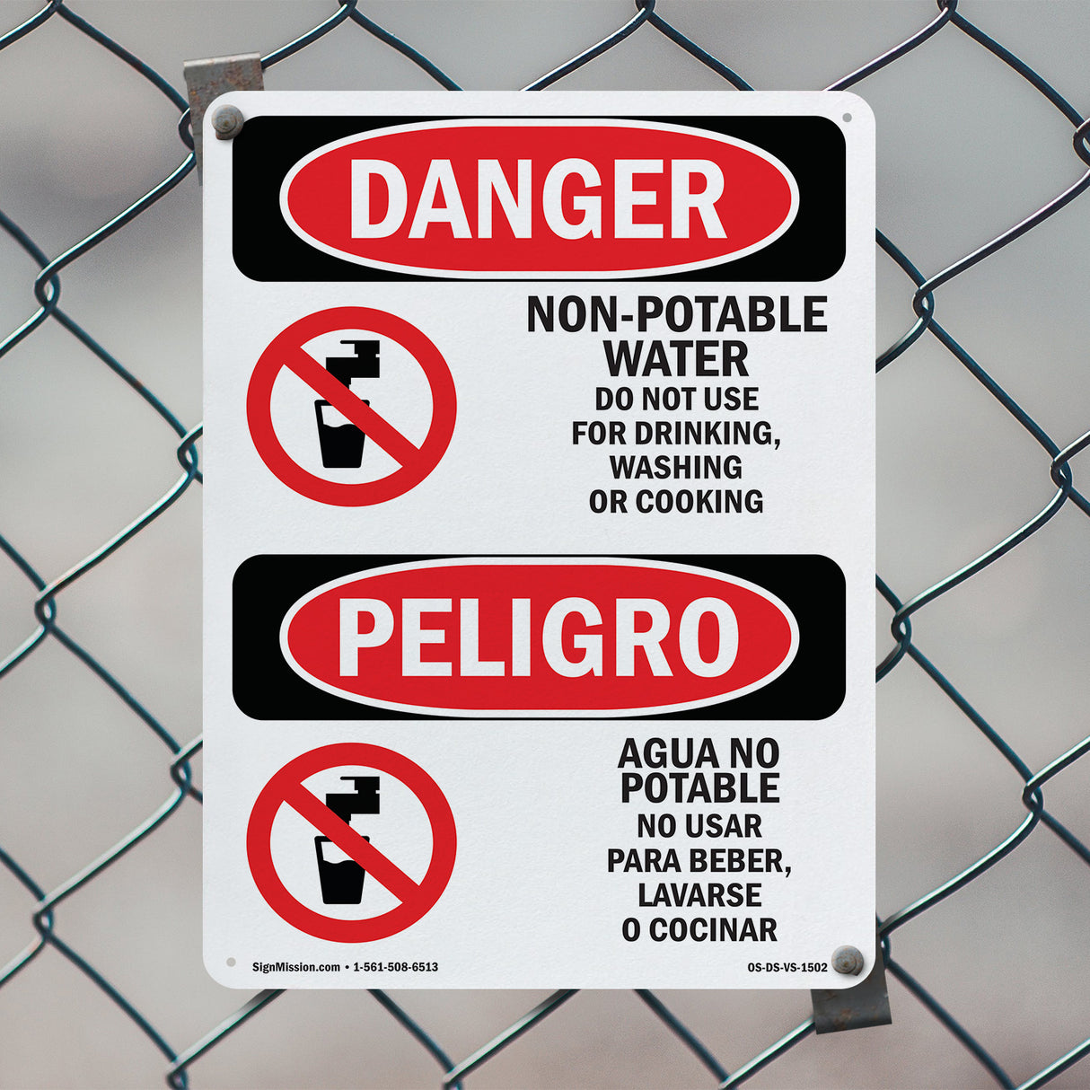 Non-Potable Water Do Not Use For Drinking