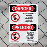 Non-Potable Water Do Not Use For Drinking