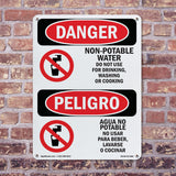 Non-Potable Water Do Not Use For Drinking