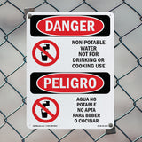 Non-Potable Water Not For Drinking Cooking