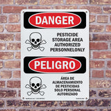 Pesticide Storage Area Spanish