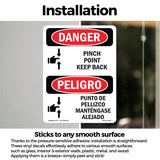 Pinch Point Keep Back