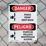 Pinch Point Keep Back