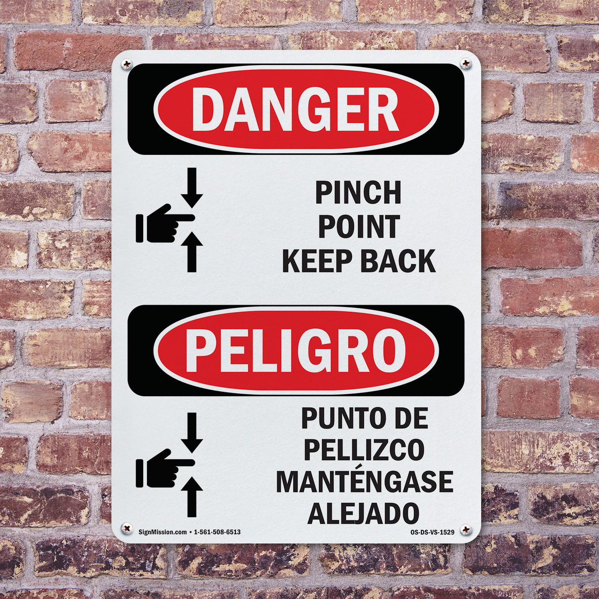 Pinch Point Keep Back