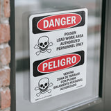 Poison Lead Work Area Authorized Only