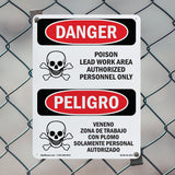 Poison Lead Work Area Authorized Only