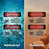 Poison Lead Work Area Authorized Only