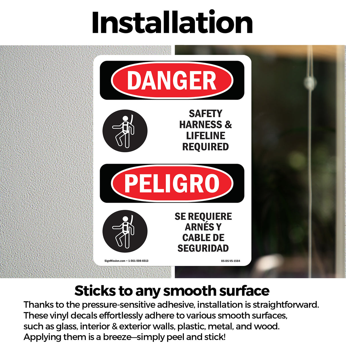 Safety Harness And Lifeline Required