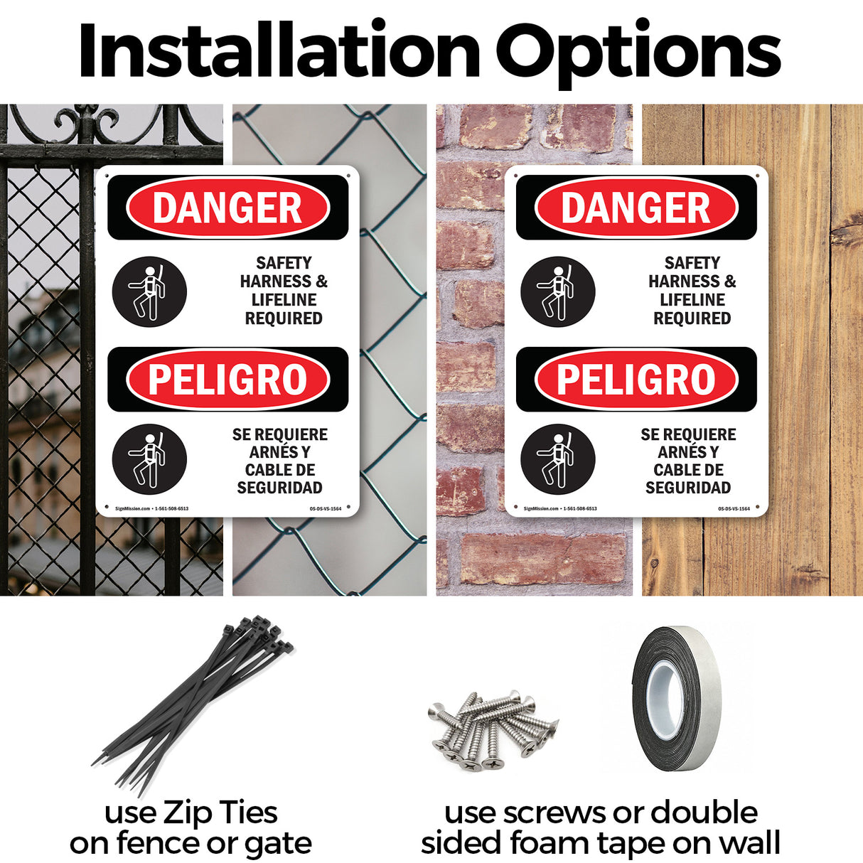 Safety Harness And Lifeline Required