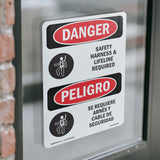 Safety Harness And Lifeline Required