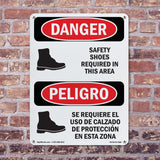 Safety Shoes Required Area Symbol