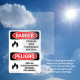 Storage Area Flammable Material