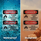 Storage Area Flammable Material