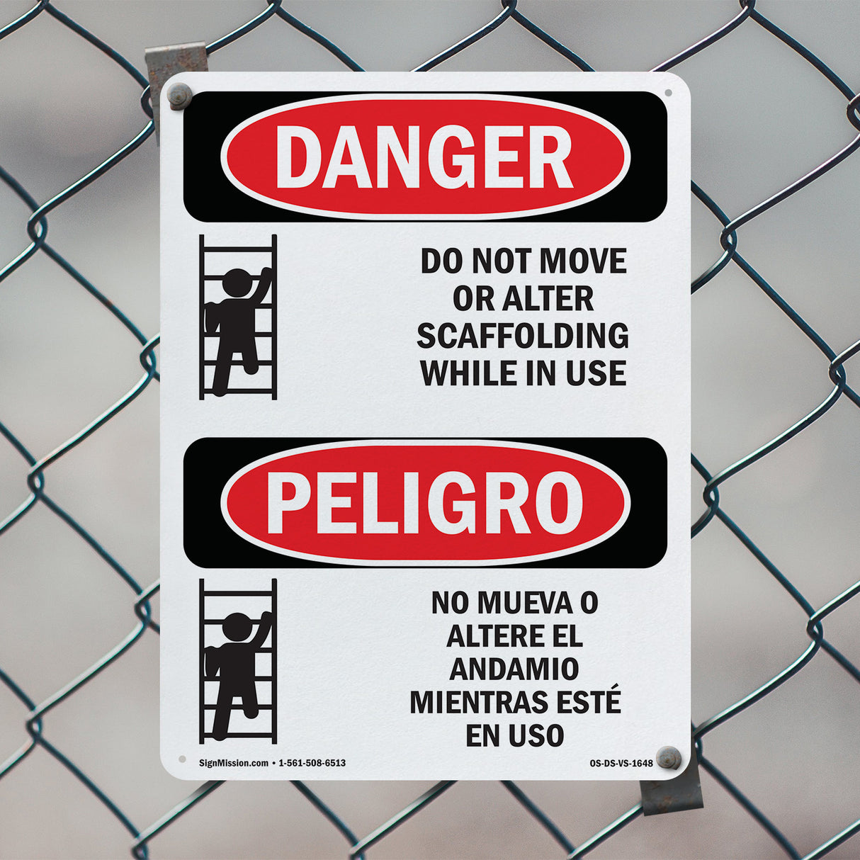 Do Not Move Or Alter Scaffolding