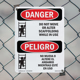 Do Not Move Or Alter Scaffolding