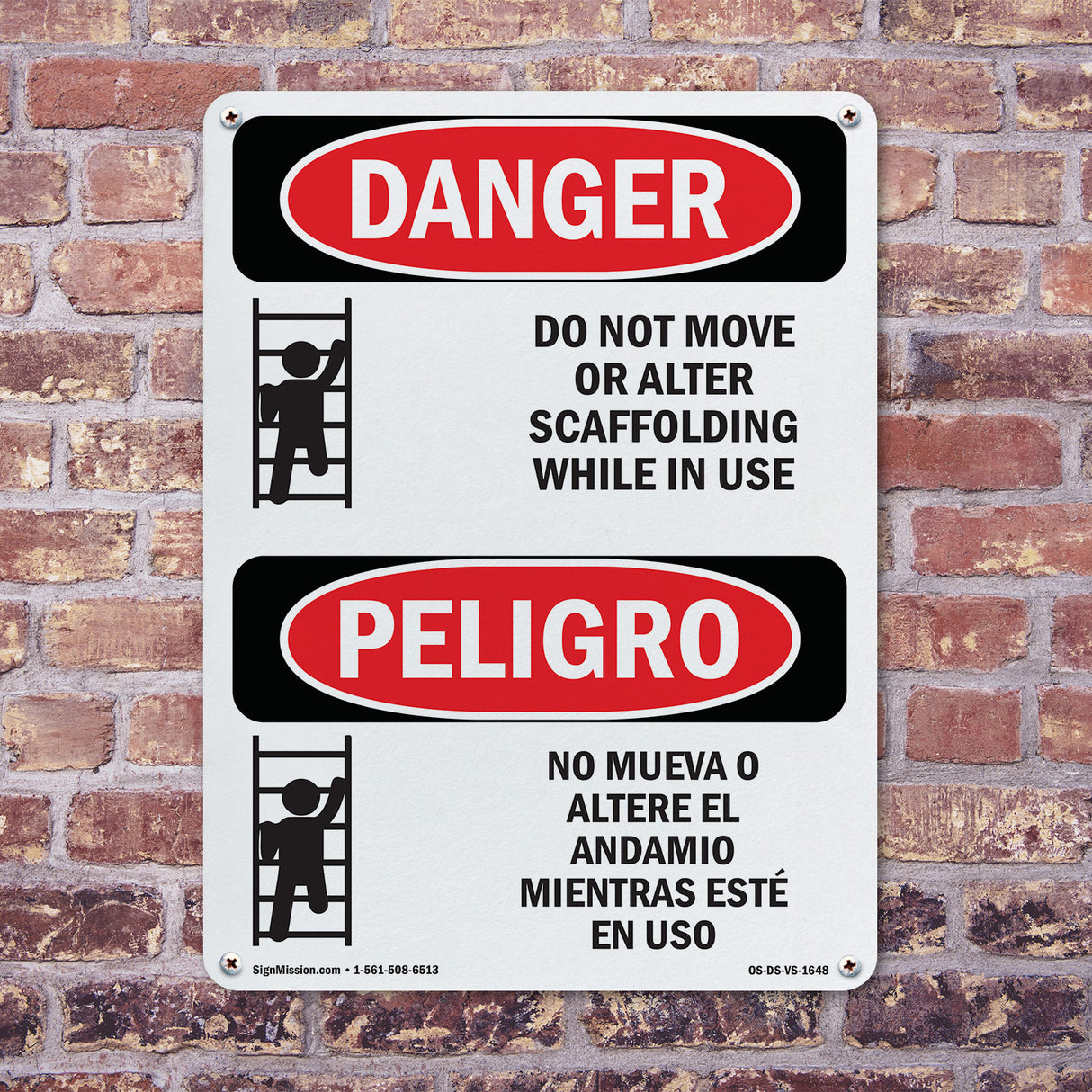 Do Not Move Or Alter Scaffolding