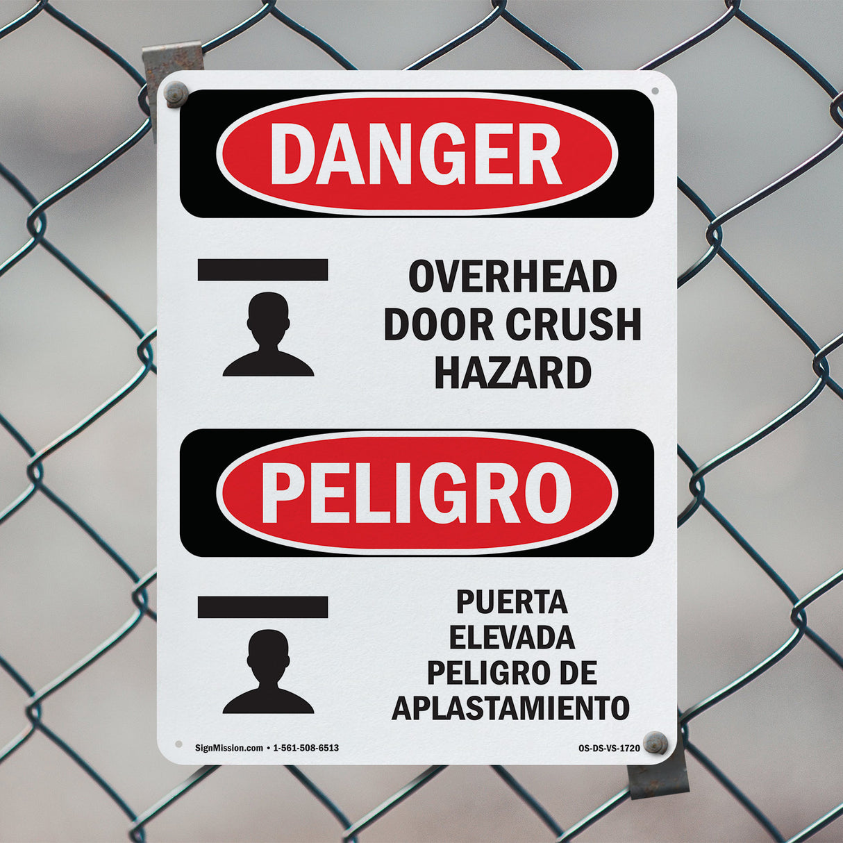 Overhead Door Crush Hazard