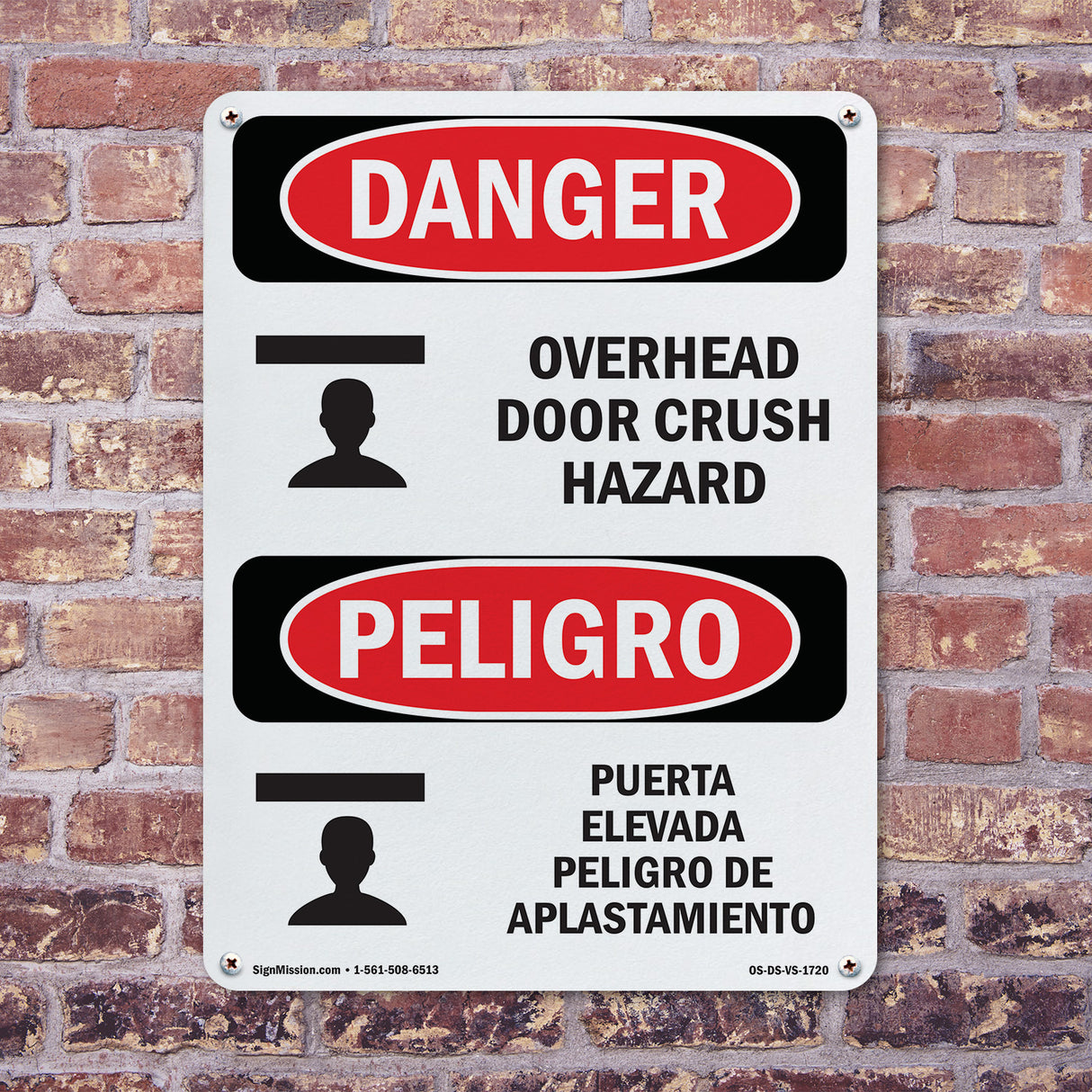 Overhead Door Crush Hazard