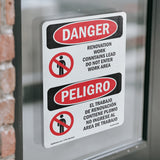 Renovation Work Contains Lead Do Not Enter