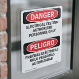 Electrical Testing Authorized Persons Only