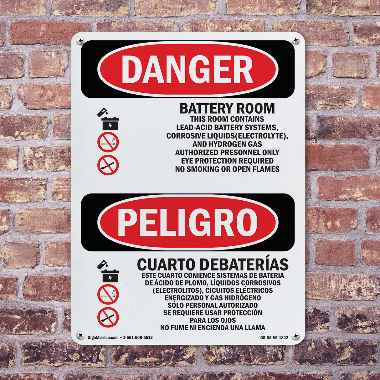 Battery Room Authorized Personnel Only