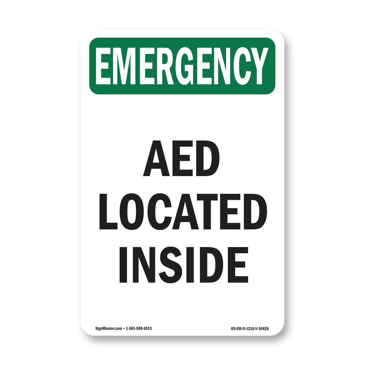 AED Located Inside