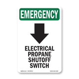 Electrical Propane Shutoff Switch With Symbol