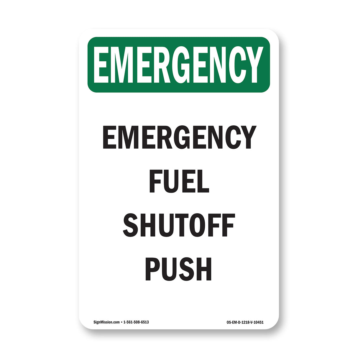 Fuel Shutoff Push