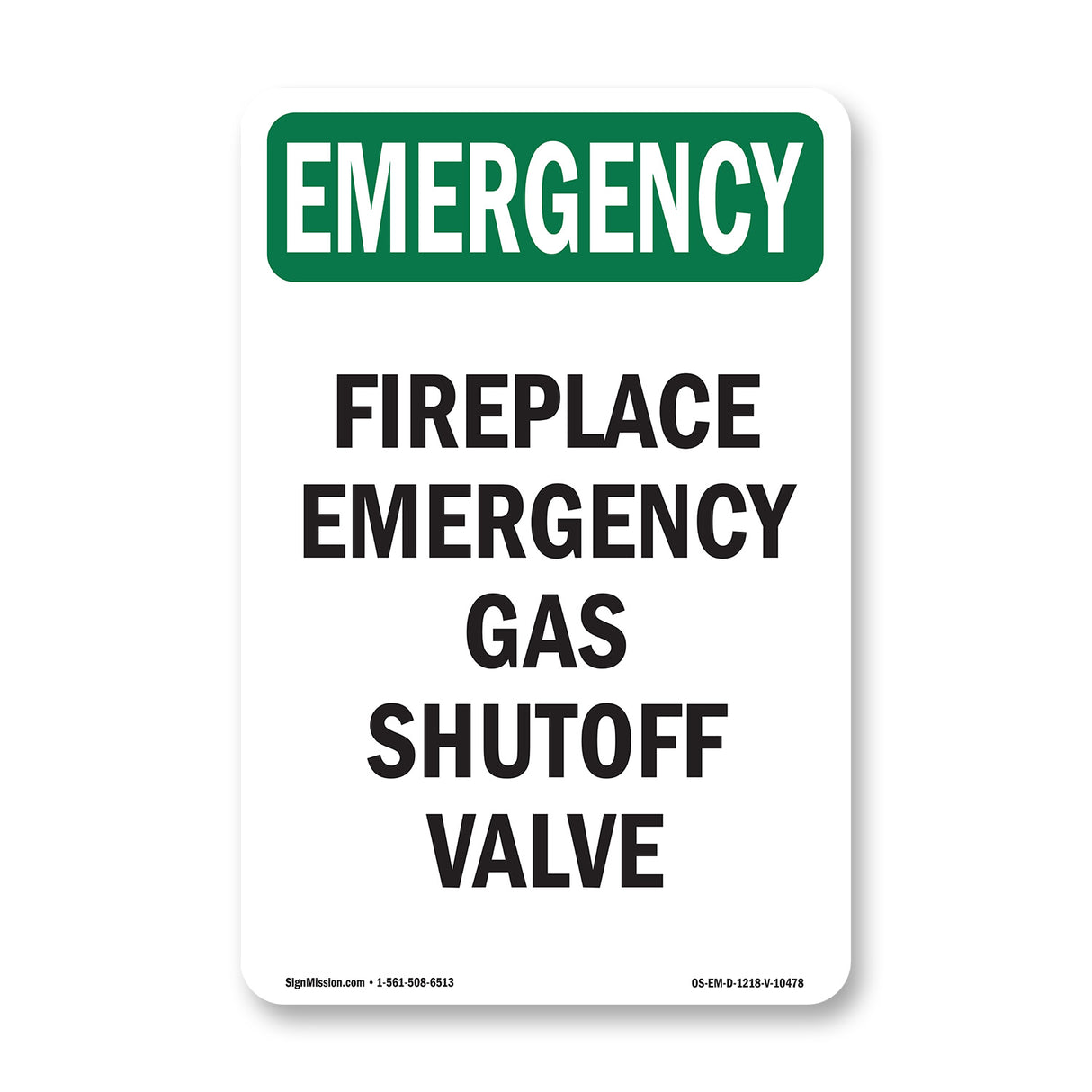 Fireplace Gas Shutoff Valve