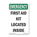 First Aid Kit Located Inside