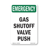 Gas Shutoff Valve Push