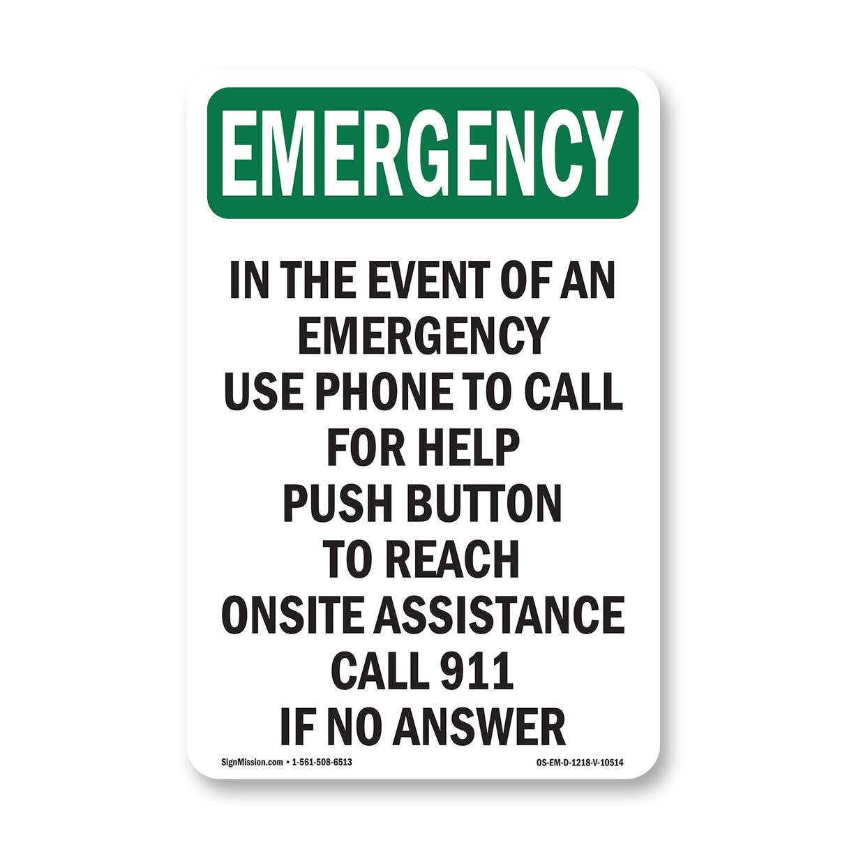 In The Event Of An Use Phone To