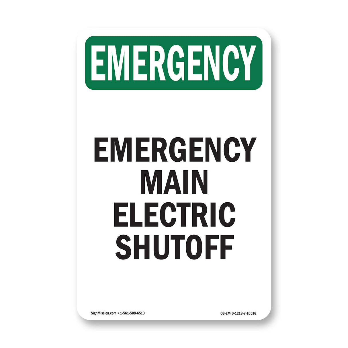 Main Electric Shutoff