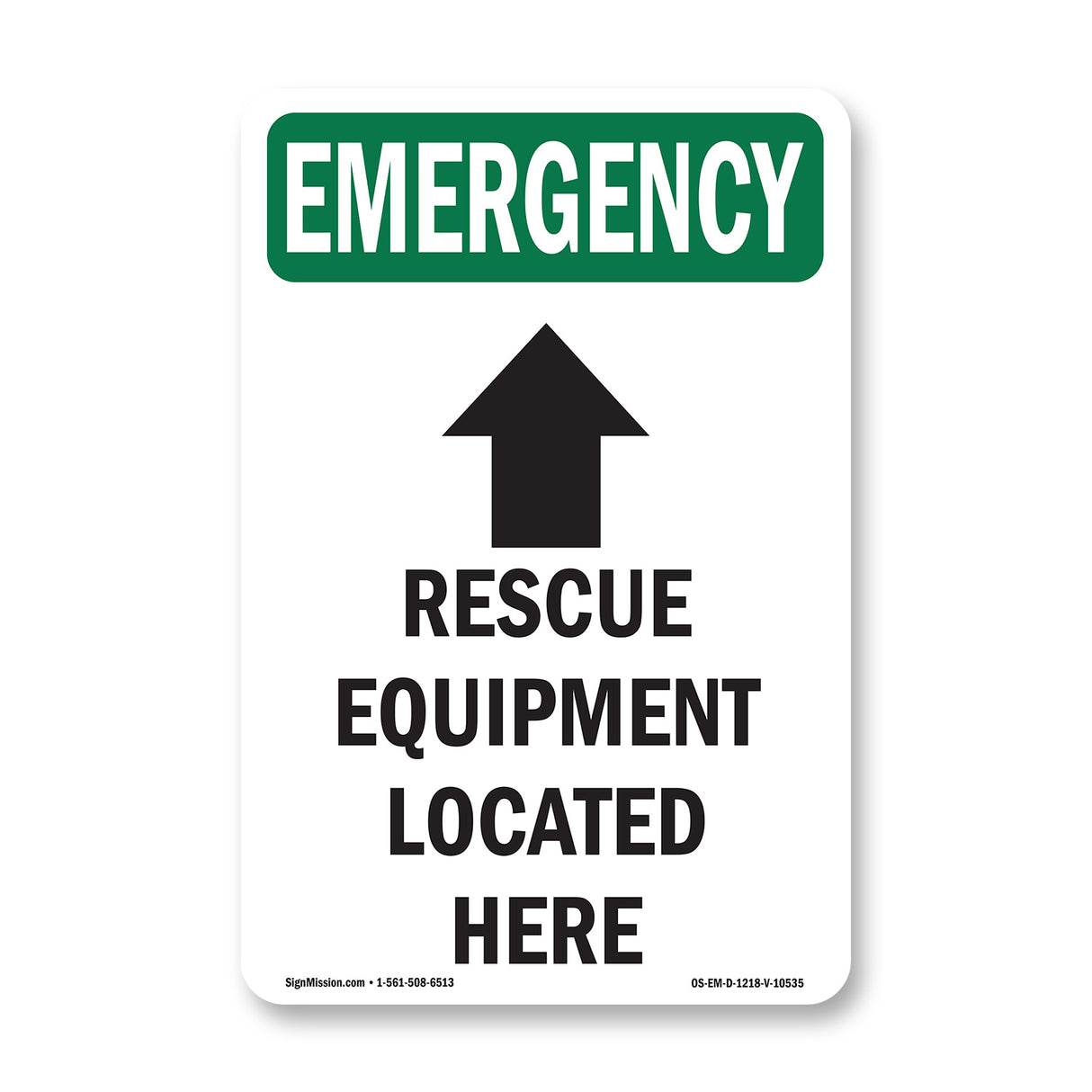 Rescue Equipment Located Here